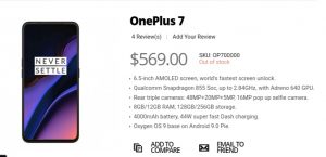 OnePlus 7 Specs