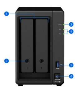 Synology DS720+ - Back