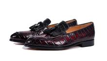 Mark Sloan Exotic Goodyear Welted Tassel Loafer